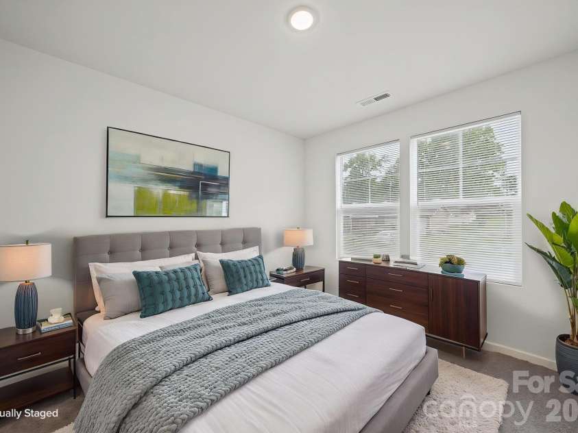 518 3rd Street, Salisbury, NC 28144.  MLS# CAR4415185, YatesRealty ID 56792. Bedroom 3 -Virtually Staged