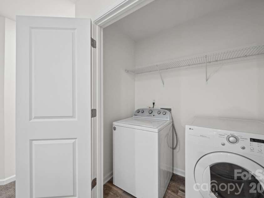 518 3rd Street, Salisbury, NC 28144.  MLS# CAR4415185, YatesRealty ID 56792. Laundry Closet