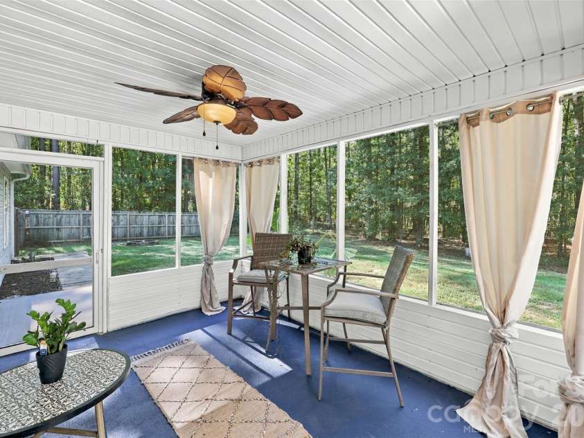 123 Sherham Way, Rock Hill, SC 29732.  MLS# CAR4432318, YatesRealty ID 56836. Covered, screened patio