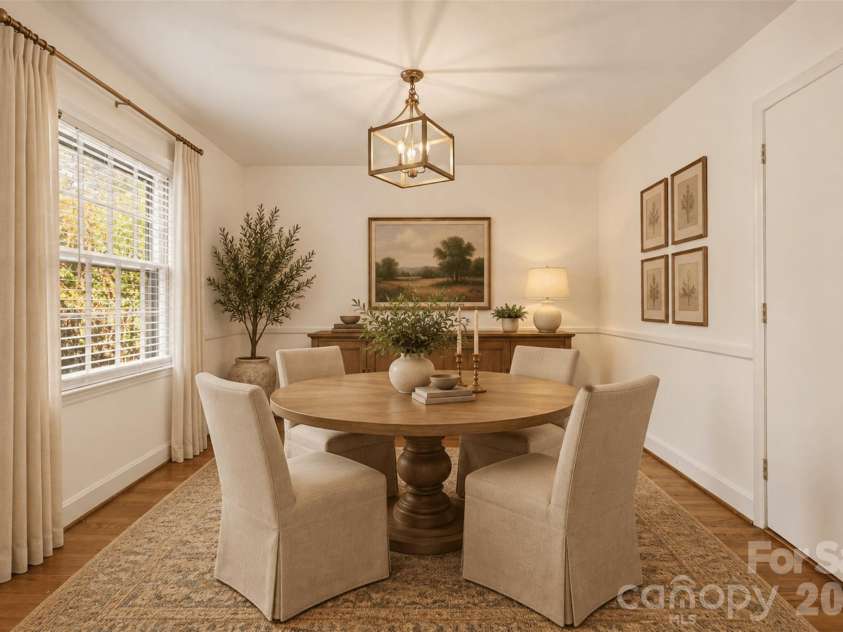 833 Archdale Drive, Charlotte, NC 28217.  MLS# CAR4432284, YatesRealty ID 56842. Virtually staged