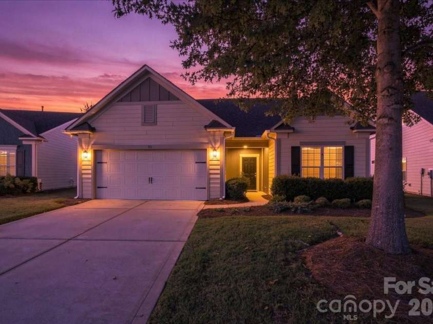 389 Harvest Valley Lane, Fort Mill, SC 29715.  MLS# CAR4428912, YatesRealty ID 56847. Twilight View