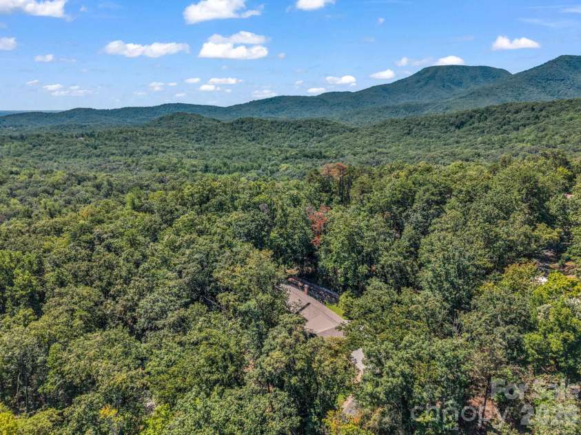 280 Overlook Circle, Tryon, NC 28782.  MLS# CAR4433125, YatesRealty ID 56864. Aerial