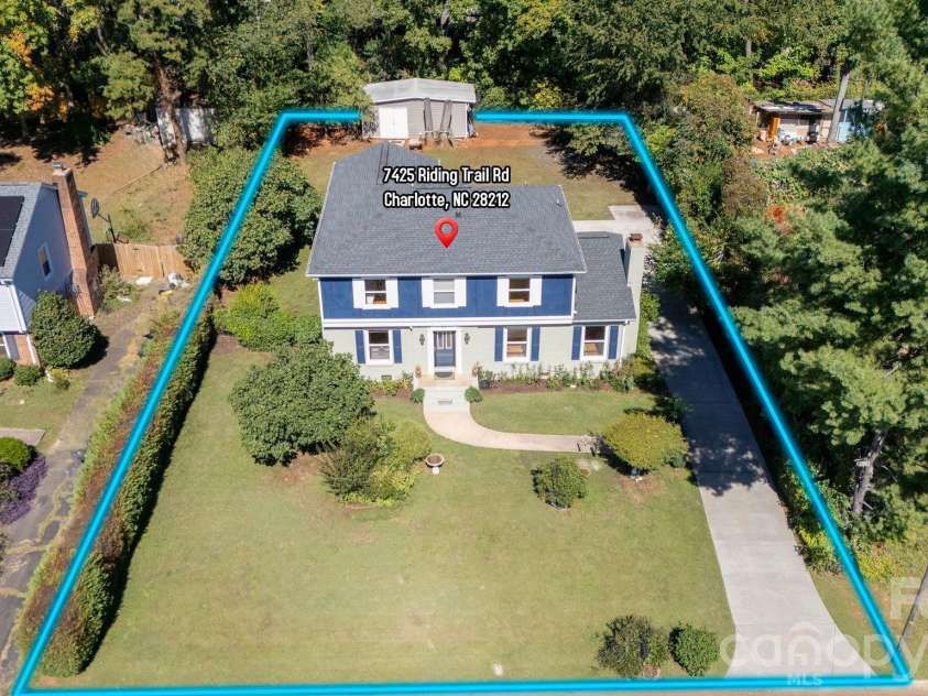 7425 Riding Trail Road, Charlotte, NC 28212.  MLS# CAR4435109, YatesRealty ID 56887. 