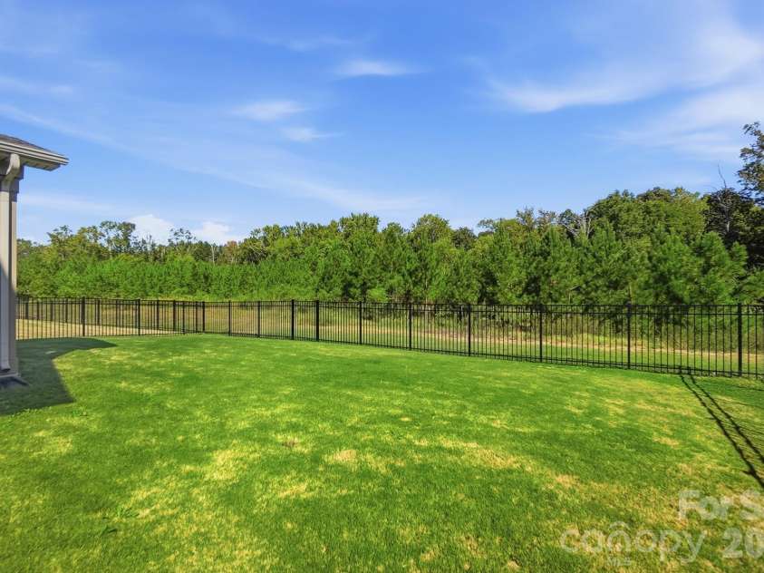 1403 Laggan Lane, Indian Trail, NC 28079.  MLS# CAR4431903, YatesRealty ID 56890. Fenced Backyard
