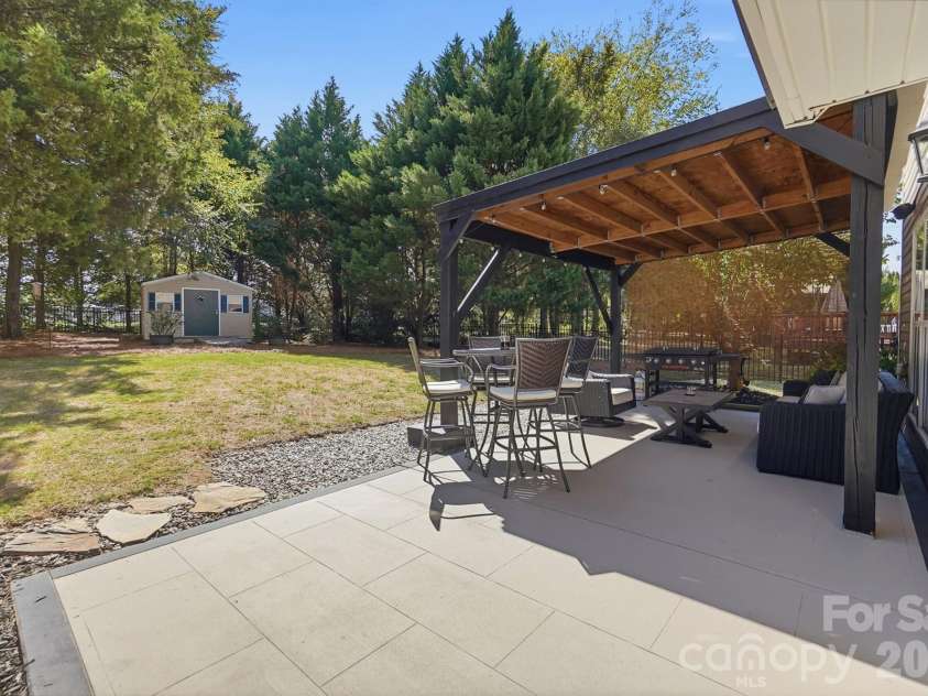 1103 Cooper Lane, Indian Trail, NC 28079.  MLS# CAR4431866, YatesRealty ID 56892. Extended Patio