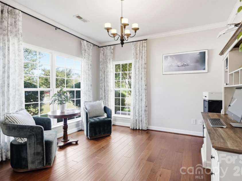 1103 Cooper Lane, Indian Trail, NC 28079.  MLS# CAR4431866, YatesRealty ID 56892. Main Floor Office or Bonus Room