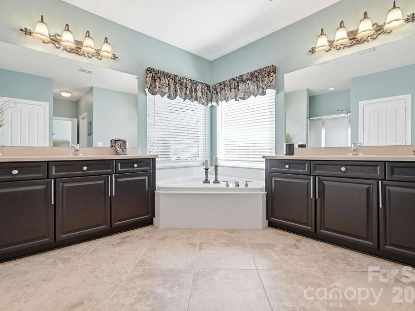 1103 Cooper Lane, Indian Trail, NC 28079.  MLS# CAR4431866, YatesRealty ID 56892. Primary Bathroom Suite