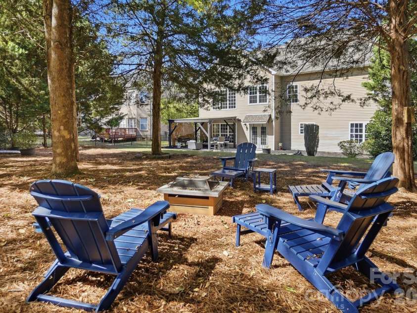 1103 Cooper Lane, Indian Trail, NC 28079.  MLS# CAR4431866, YatesRealty ID 56892. Stunning Firepit Area