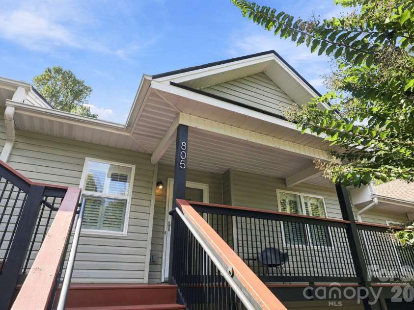 805 Carlyle Way, Asheville, NC 28803.  MLS# CAR4435205, YatesRealty ID 56893. Front