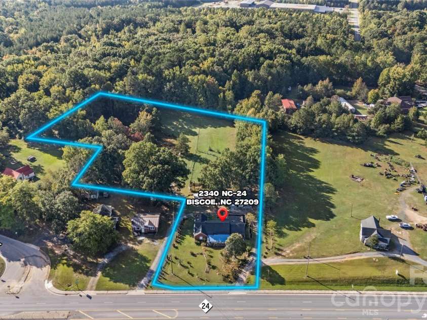 2340 NC 24/27 Road, Biscoe, NC 27209.  MLS# CAR4433696, YatesRealty ID 56912. 