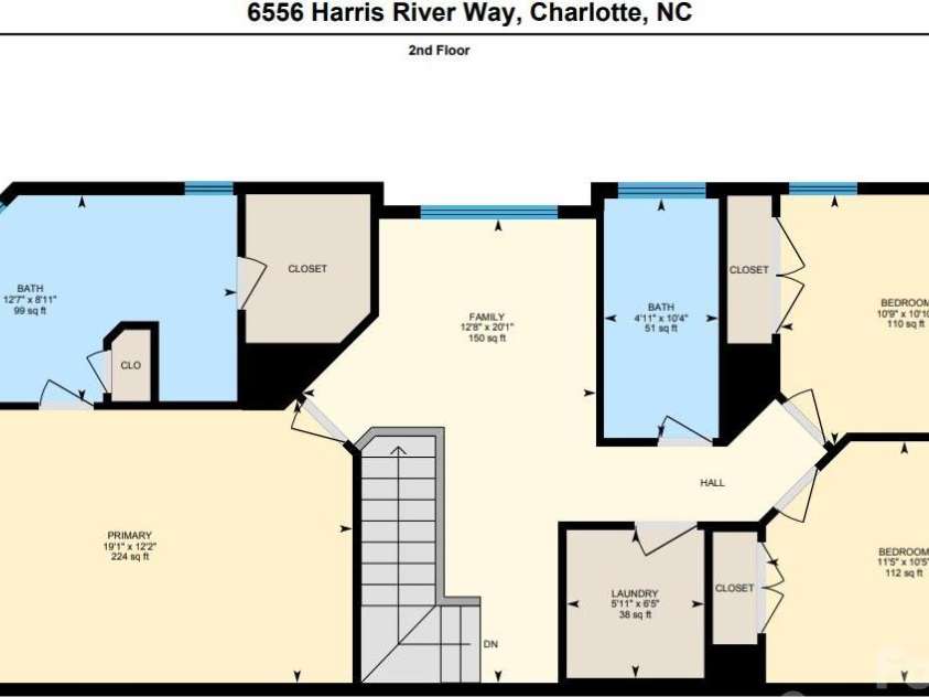 6556 Harris River Way, Charlotte, NC 28269.  MLS# CAR4434472, YatesRealty ID 56939. 