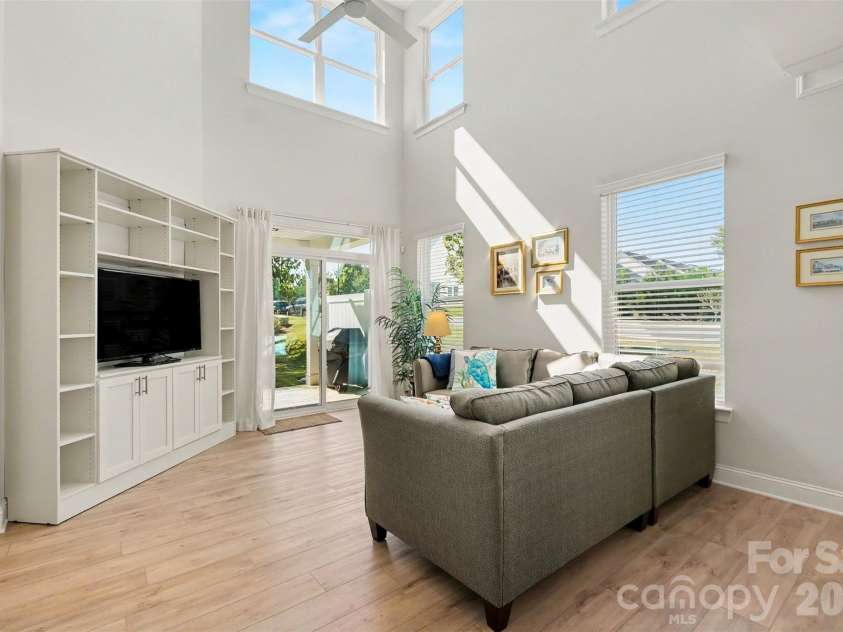 4159 Black Court, Harris, NC 28075.  MLS# CAR4434177, YatesRealty ID 56949. Custom built wall unit with lots of shelving.