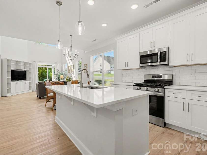 4159 Black Court, Harris, NC 28075.  MLS# CAR4434177, YatesRealty ID 56949. Large kitchen island with room for seating.