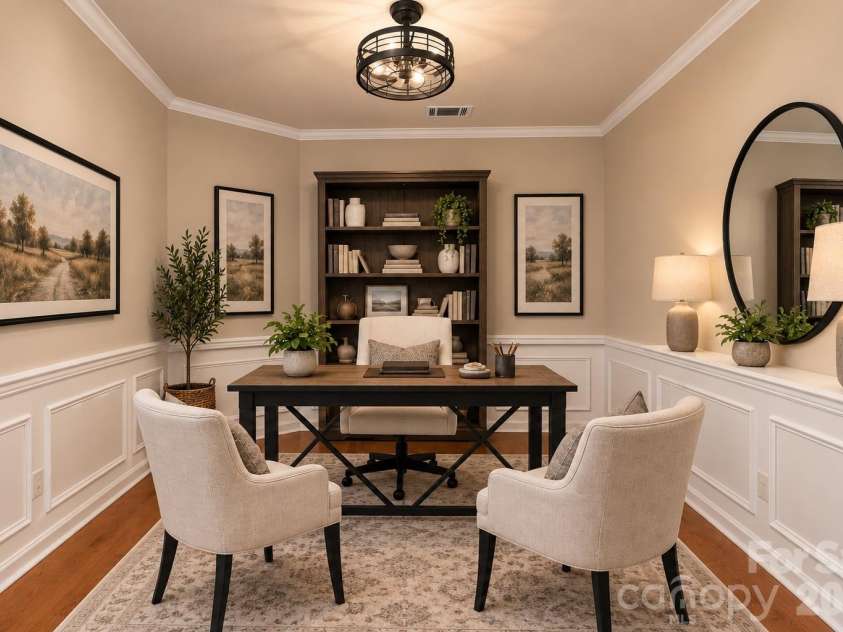 2047 Sweetleaf Drive, Indian Land, SC 29707.  MLS# CAR4433737, YatesRealty ID 56964. Virtually Staged Home Office