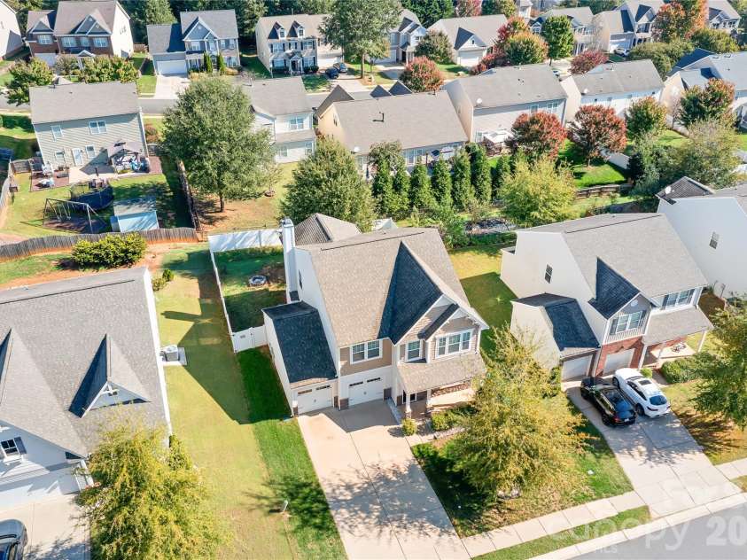 117 Abel Peterson Drive, Mount Holly, NC 28120.  MLS# CAR4433396, YatesRealty ID 56976. Aerial view
