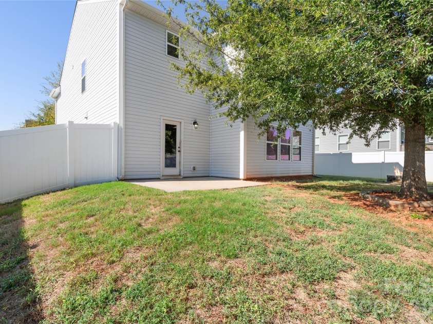 117 Abel Peterson Drive, Mount Holly, NC 28120.  MLS# CAR4433396, YatesRealty ID 56976. Fenced backyard
