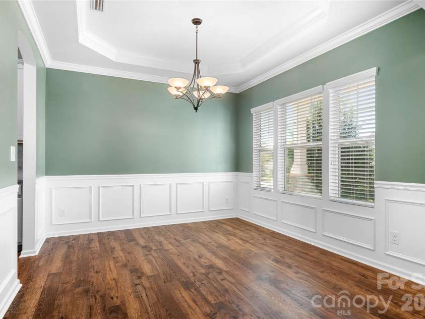 117 Abel Peterson Drive, Mount Holly, NC 28120.  MLS# CAR4433396, YatesRealty ID 56976. Formal dining room