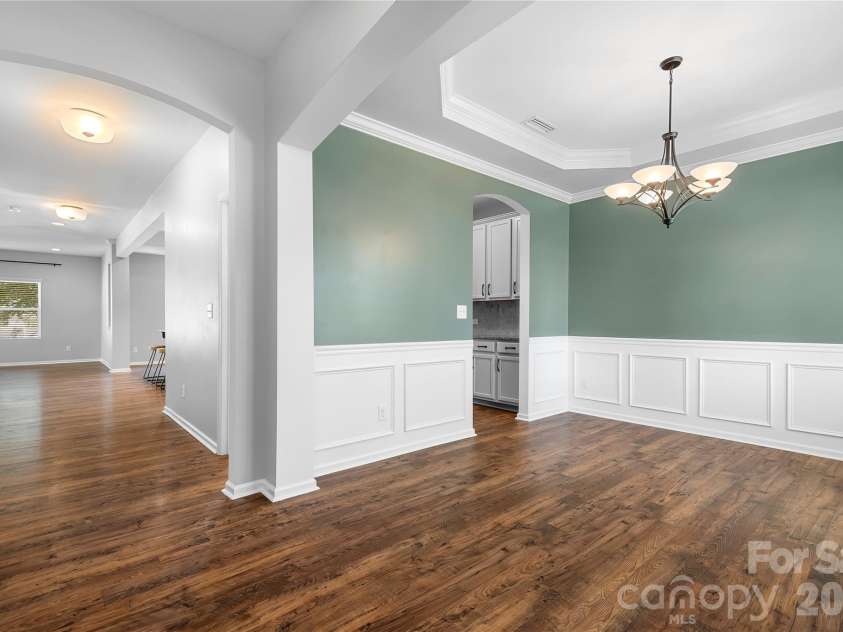 117 Abel Peterson Drive, Mount Holly, NC 28120.  MLS# CAR4433396, YatesRealty ID 56976. Formal dining room