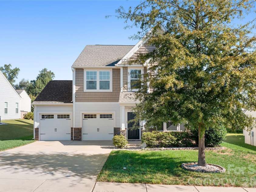 117 Abel Peterson Drive, Mount Holly, NC 28120.  MLS# CAR4433396, YatesRealty ID 56976. Front view
