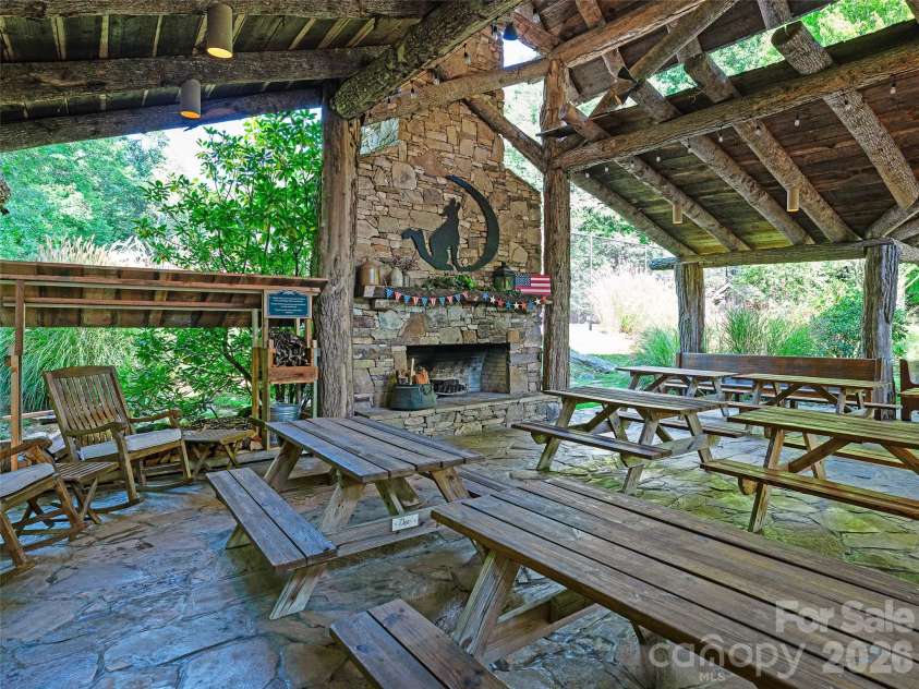 2521 Wolf Laurel Road, Mars Hill, NC 28754.  MLS# CAR4432909, YatesRealty ID 56984. Pavilion