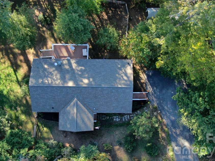 52 Enochs Way Way, Fletcher, NC 28732.  MLS# CAR4432358, YatesRealty ID 56989. View from Above the Home