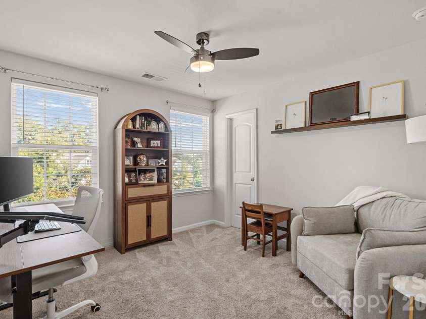 9325 Beecroft Valley Drive, Huntersville, NC 28078.  MLS# CAR4431447, YatesRealty ID 57000. Bedroom 3