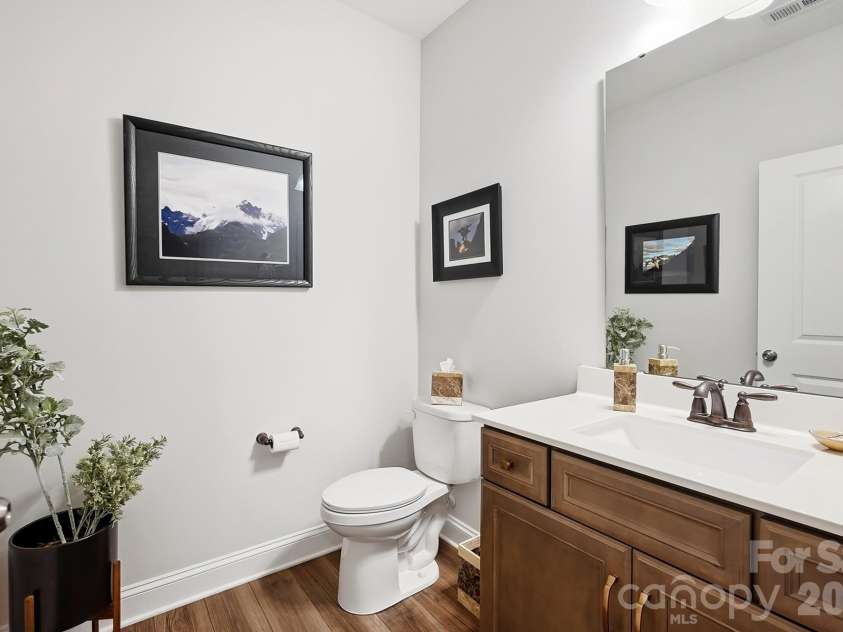 2014 Old Evergreen Parkway, Indian Trail, NC 28079.  MLS# CAR4433757, YatesRealty ID 57036. Half bath