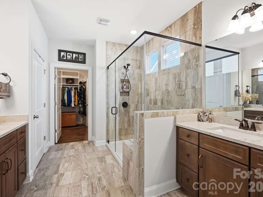 2014 Old Evergreen Parkway, Indian Trail, NC 28079.  MLS# CAR4433757, YatesRealty ID 57036. Primary bathroom