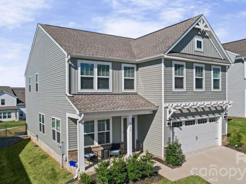 6332 Rocky Wagon Lane, Concord, NC 28025.  MLS# CAR4426776, YatesRealty ID 57039. Side View