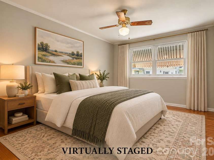 708 Montford Drive, Charlotte, NC 28209.  MLS# CAR4433725, YatesRealty ID 57040. Virtually staged bedroom
