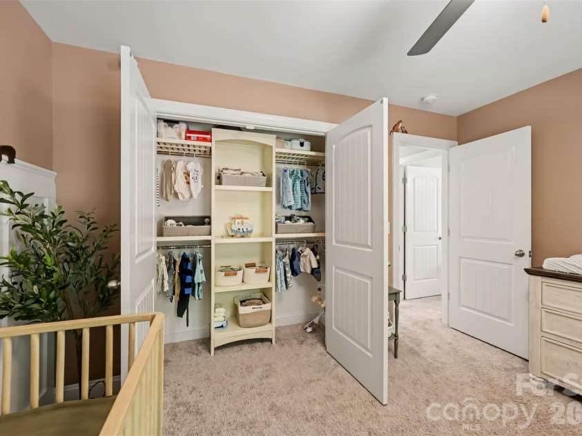 464 Maramec Street, Fort Mill, SC 29715.  MLS# CAR4435012, YatesRealty ID 57052. Third Bedroom Closet- Custom Built-Ins