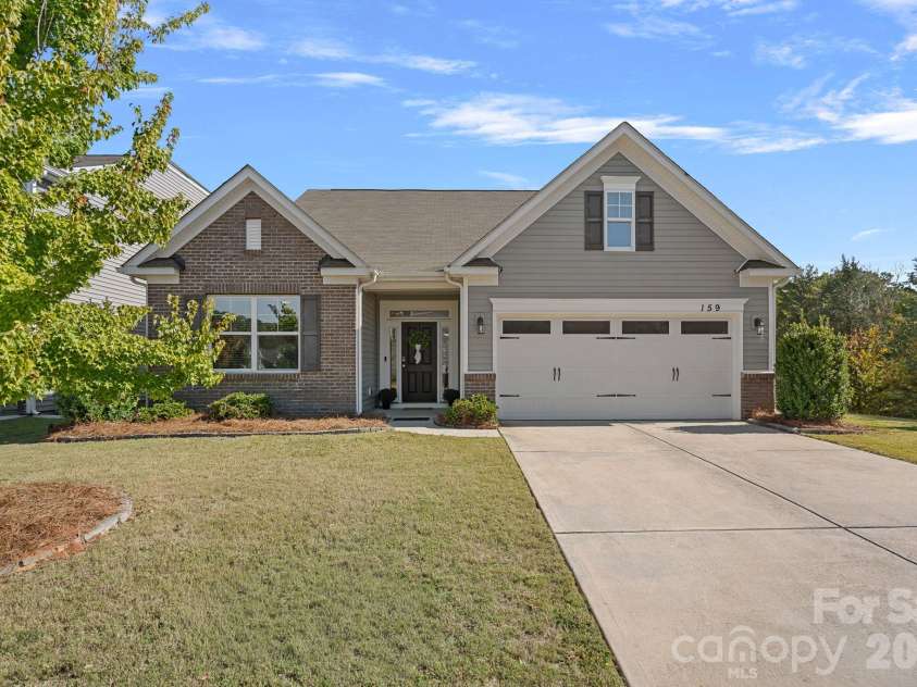 159 Suggs Mill Drive, Mooresville, NC 28115.  MLS# CAR4435023, YatesRealty ID 57067. Front Elevation