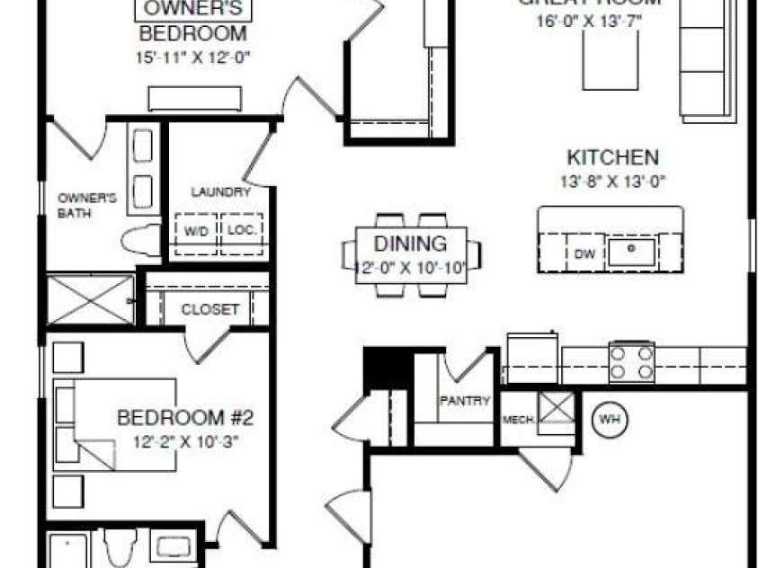 666 Maplin Gardens Street, Lancaster, SC 29720.  MLS# CAR4435310, YatesRealty ID 57081. Floorplan