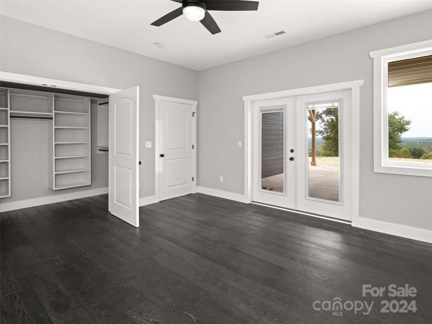 345 Preservation Trail, Columbus, NC 28722.  MLS# CAR4077956, YatesRealty ID 571. Lower level bedroom