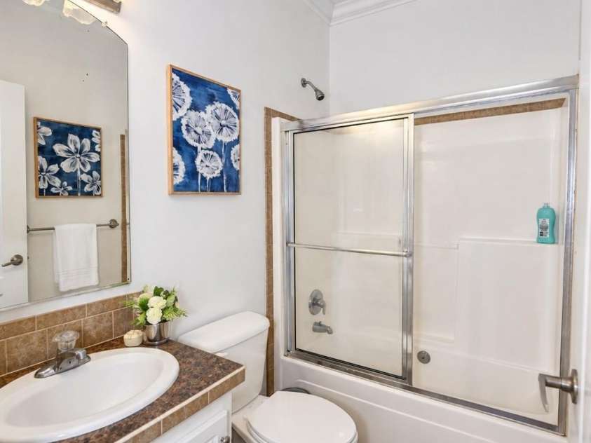3951 Springs Road, Conover, NC 28613.  MLS# CAR4353185, YatesRealty ID 5710. Guest Bathroom