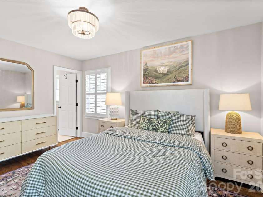 5109 Wedgewood Drive, Charlotte, NC 28210.  MLS# CAR4433813, YatesRealty ID 57110. Primary Bedroom