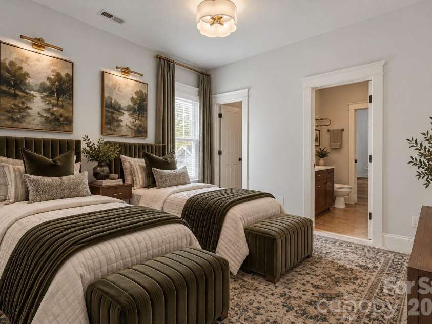 882 Promenade Way, Fort Mill, SC 29708.  MLS# CAR4434963, YatesRealty ID 57125. Guest Bedroom 3 with virtual staging