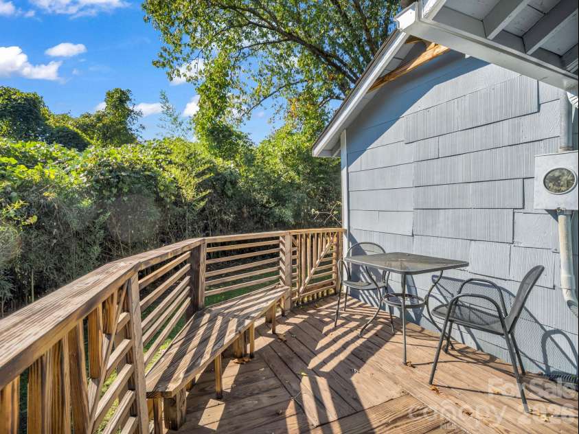 51 Shepherd Street, Tryon, NC 28782.  MLS# CAR4434123, YatesRealty ID 57136. Deck