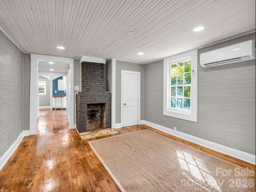 51 Shepherd Street, Tryon, NC 28782.  MLS# CAR4434123, YatesRealty ID 57136. Flex space with fireplace