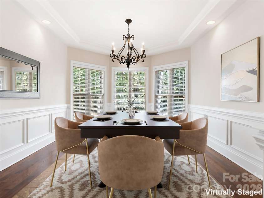 9200 Skipaway Drive, Waxhaw, NC 28173.  MLS# CAR4398254, YatesRealty ID 57165. Dining Room