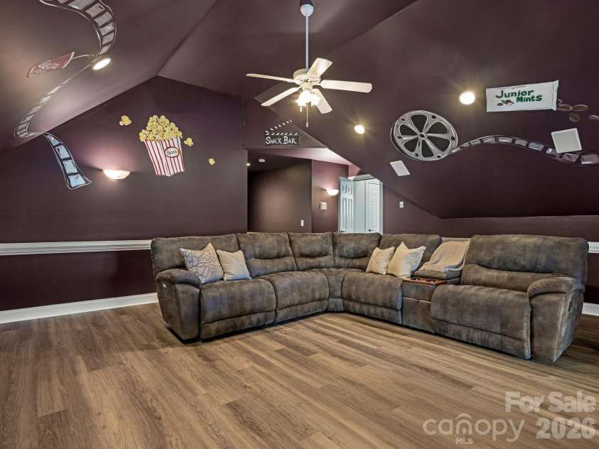9200 Skipaway Drive, Waxhaw, NC 28173.  MLS# CAR4398254, YatesRealty ID 57165. Media Room