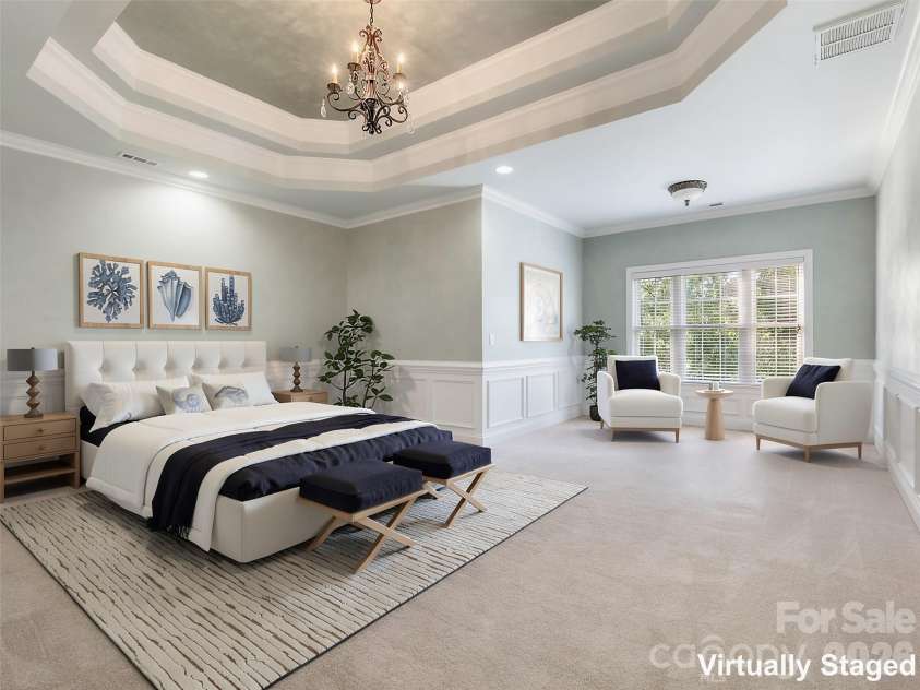9200 Skipaway Drive, Waxhaw, NC 28173.  MLS# CAR4398254, YatesRealty ID 57165. Primary Bedroom