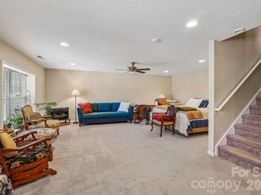 499 Flint Hill Road, Alexander, NC 28701.  MLS# CAR4409425, YatesRealty ID 57181. Downstairs