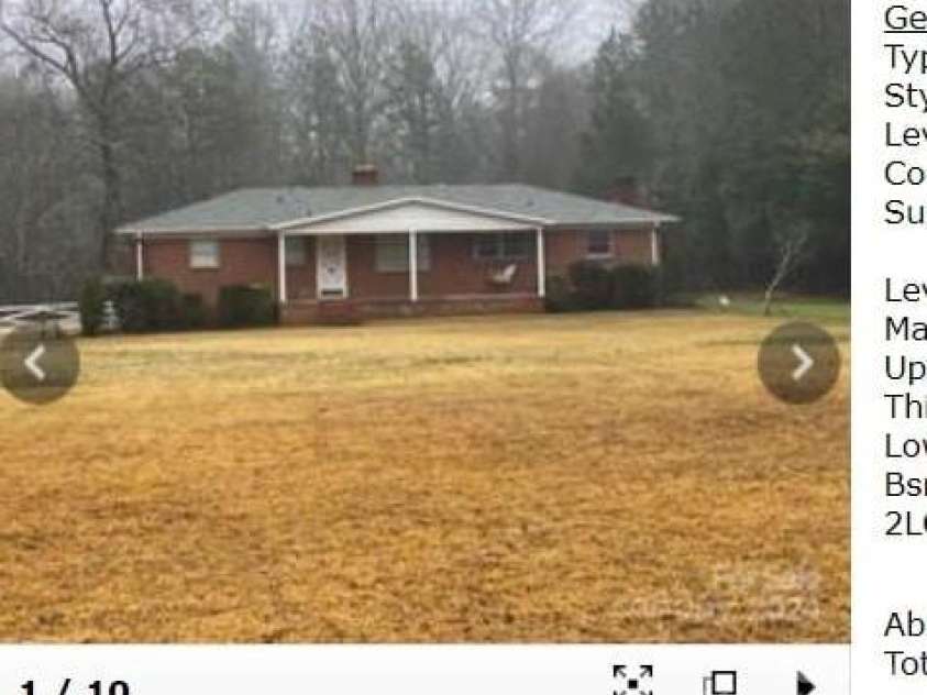 12608 Rocky River Church Road, Charlotte, NC 28215.  MLS# CAR4170912, YatesRealty ID 572. 