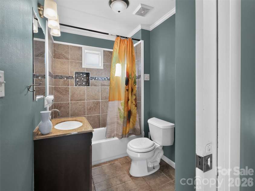 184 Hollis Road, Ellenboro, NC 28040.  MLS# CAR4434678, YatesRealty ID 57213. Hall Bathroom