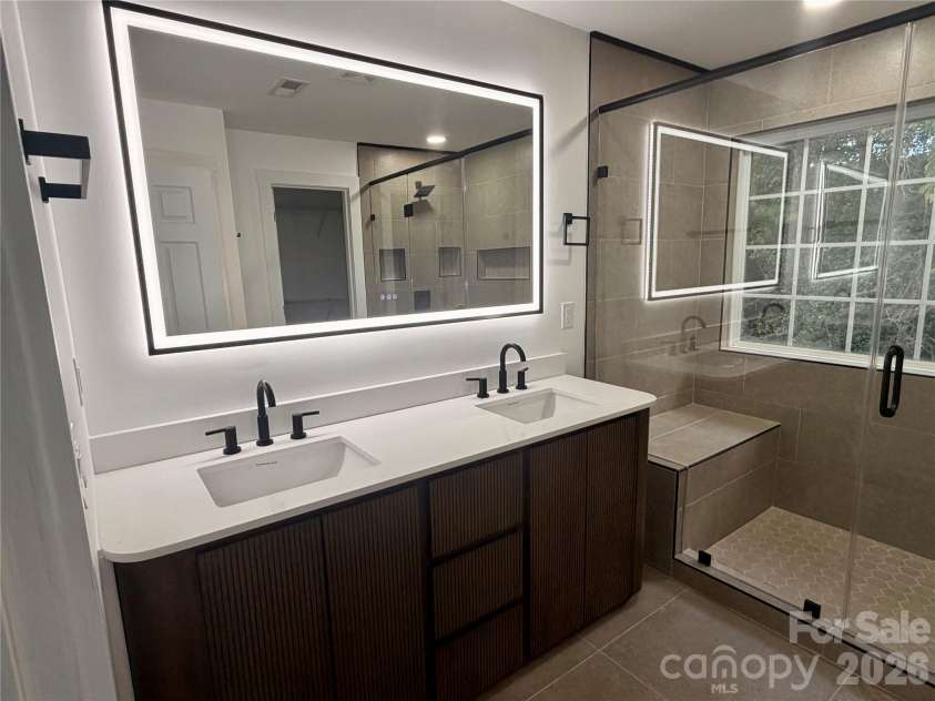 116 Huckleberry Lane, Mount Holly, NC 28120.  MLS# CAR4434900, YatesRealty ID 57235. Bequtiful upgraded lighted mirror to make it easier to put your makeup on, Double Upgraded Vanity's