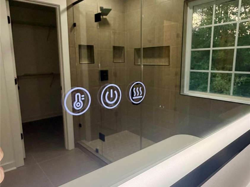 116 Huckleberry Lane, Mount Holly, NC 28120.  MLS# CAR4434900, YatesRealty ID 57235. Control Buttons on smart Mirror