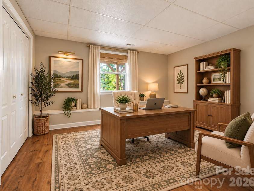 8 Rasada Extension, Weaverville, NC 28787.  MLS# CAR4435147, YatesRealty ID 57238. Flex Space/OfficeVirtually Staged