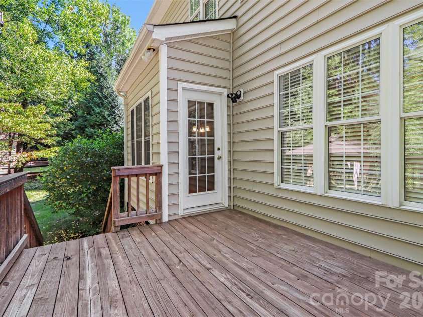 17028 Hampton Trace Road, Huntersville, NC 28078.  MLS# CAR4435476, YatesRealty ID 57242. Rear Deck