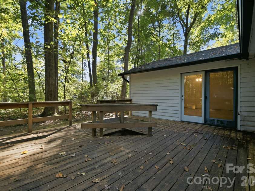 8607 Wellington Lane, Harrisburg, NC 28075.  MLS# CAR4435487, YatesRealty ID 57245. Back Deck